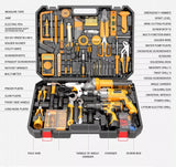 42 pièces boîte à outils ensemble matériel multifonctionnel perceuse électrique ensemble d'outils à main