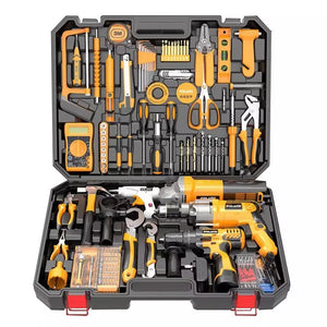 42 pièces boîte à outils ensemble matériel multifonctionnel perceuse électrique ensemble d'outils à main