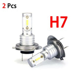 Free Shipping 360 Degree Beam Angle H7 LED Headlight Bulbs Conversion Kit Hi/Lo Beam 55W 8000LM 6000K Super Bright Wholesale CSV